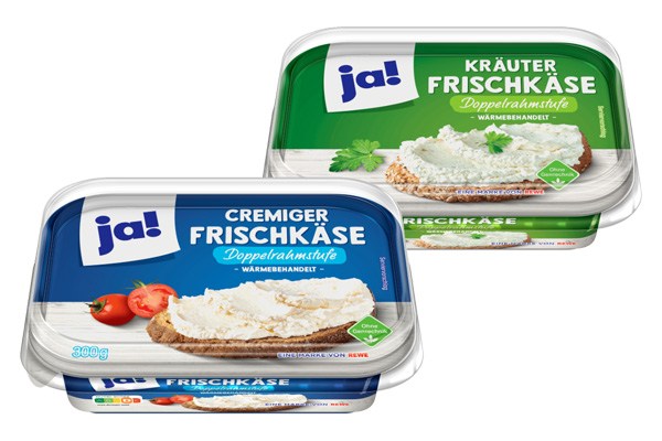 ja! Frischkäse im Test - REWE Produkttests