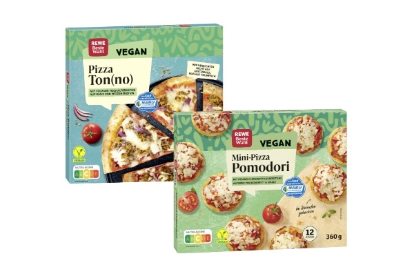 REWE Beste Wahl Vegane Pizza Range im Test - REWE Produkttests
